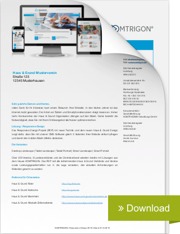 Haus & Grund Neukundeninformation